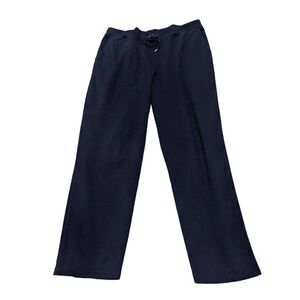 Lauren Ralph Lauren Women's Black Petite Large French Terry Jogger Pants